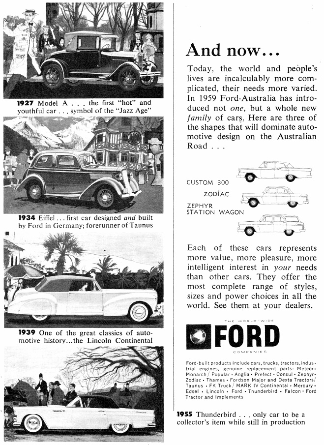 1959 World Wide Ford Companies - 50 Million Fords Page 2